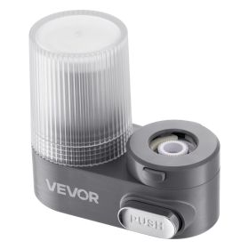 Faucet Mount Water Filter Sink Water Purifier for Kitchen Vertical Gray